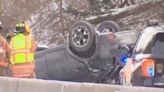 Rollover crash slows traffic on McKnight Road in McCandless