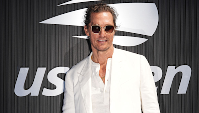 Matthew McConaughey Stylishly Shows True Patriotism At US Open