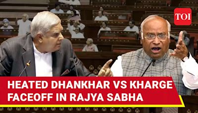 'Never Ever In History...': Kharge's Fiery Argument With Jagdeep Dhankhar In Rajya Sabha | TOI Original - Times of India Videos