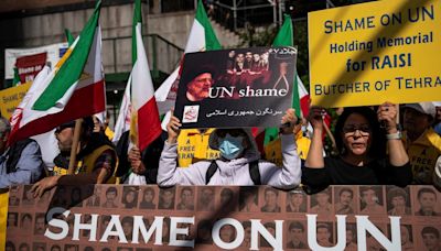UN tribute to Iran's late President Raisi marred by protests, European and US snubs