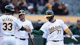 Brent Rooker homers twice in 3rd inning, Athletics roll Marlins 20-4