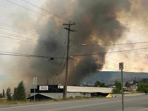 Crews battling new wildfire within city of Williams Lake