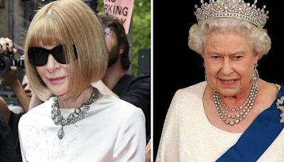 Anna Wintour channels Queen Elizabeth II for glamorous Met Gala entrance