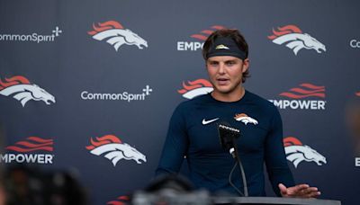 Zach Wilson upbeat despite trailing in Broncos quarterback derby: ‘I’ve got no control over that’