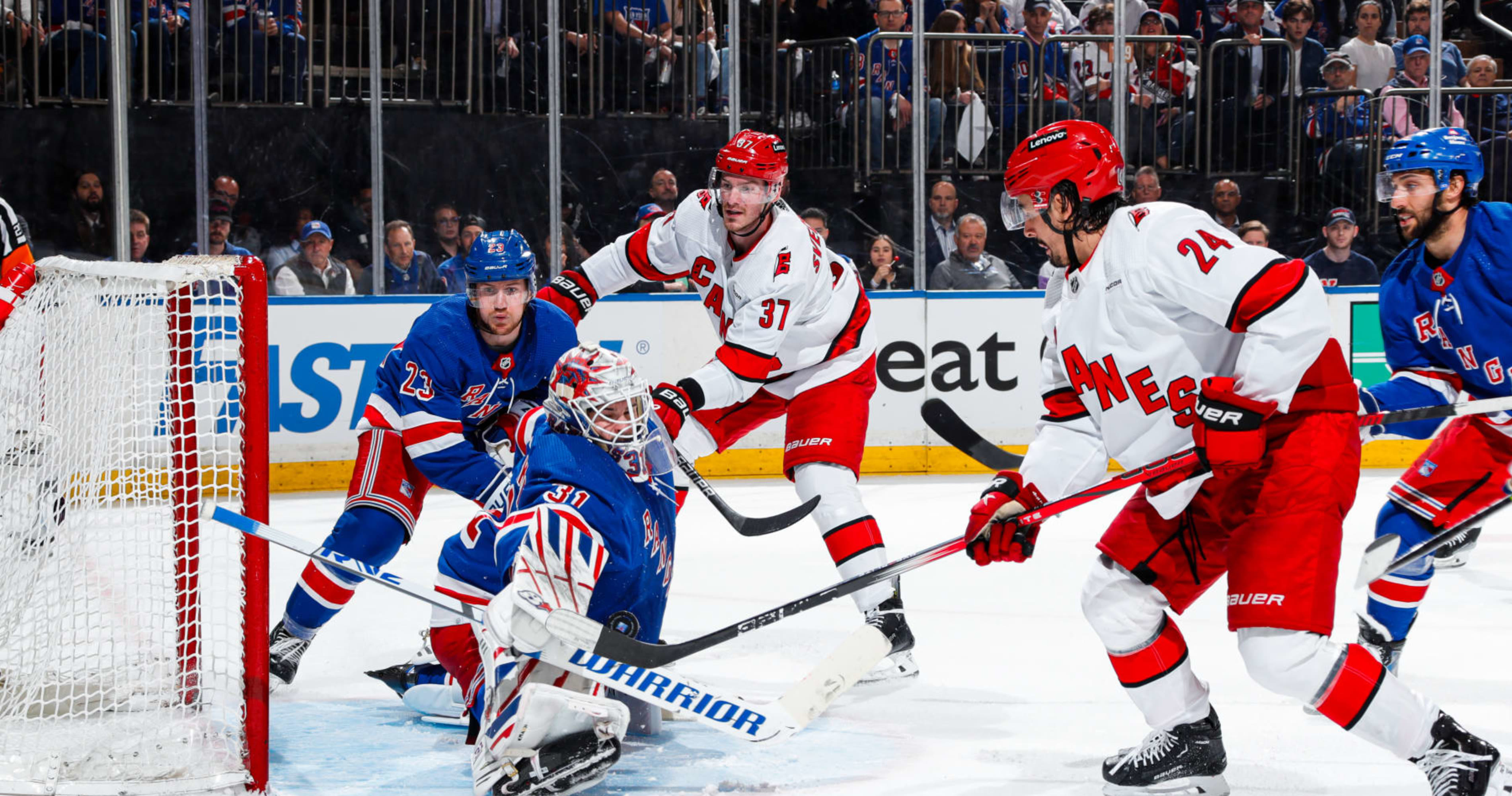 Rangers Take 3-0 Series Lead vs. Hurricanes as Panarin Thrills NHL Fans with OT Goal