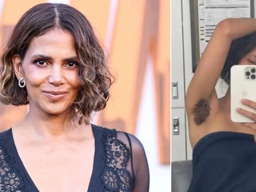 Halle Berry Goes Topless as She Confesses Her Grown-Out Armpit Hair Is Fake: Photos