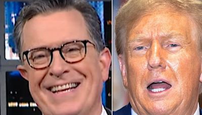 ‘This Is Where We Are’: Stephen Colbert Spots Trump’s Weirdest ‘Party Trick’ Yet