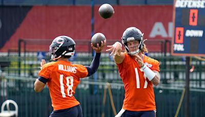 Bears training camp: QB Caleb Williams looks sharper, comes through in 2-minute drill