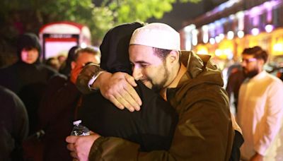 Protesters came to vandalise my mosque - I offered them a hug instead