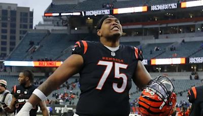 Pro Football Network predicts the Bengals starting O-Line and ranks it among other teams