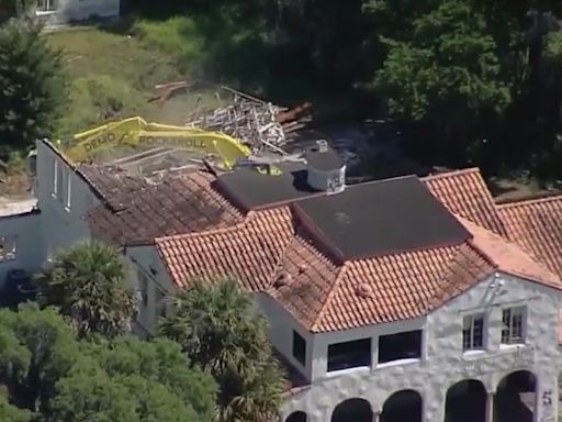 Florida home that once belonged to Osama Bin Laden's brother is being demolished