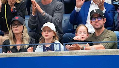 Emily Blunt and John Krasinski Make Rare Appearance with Daughters Hazel, 10, and Violet, 7, at US Open Women's Final