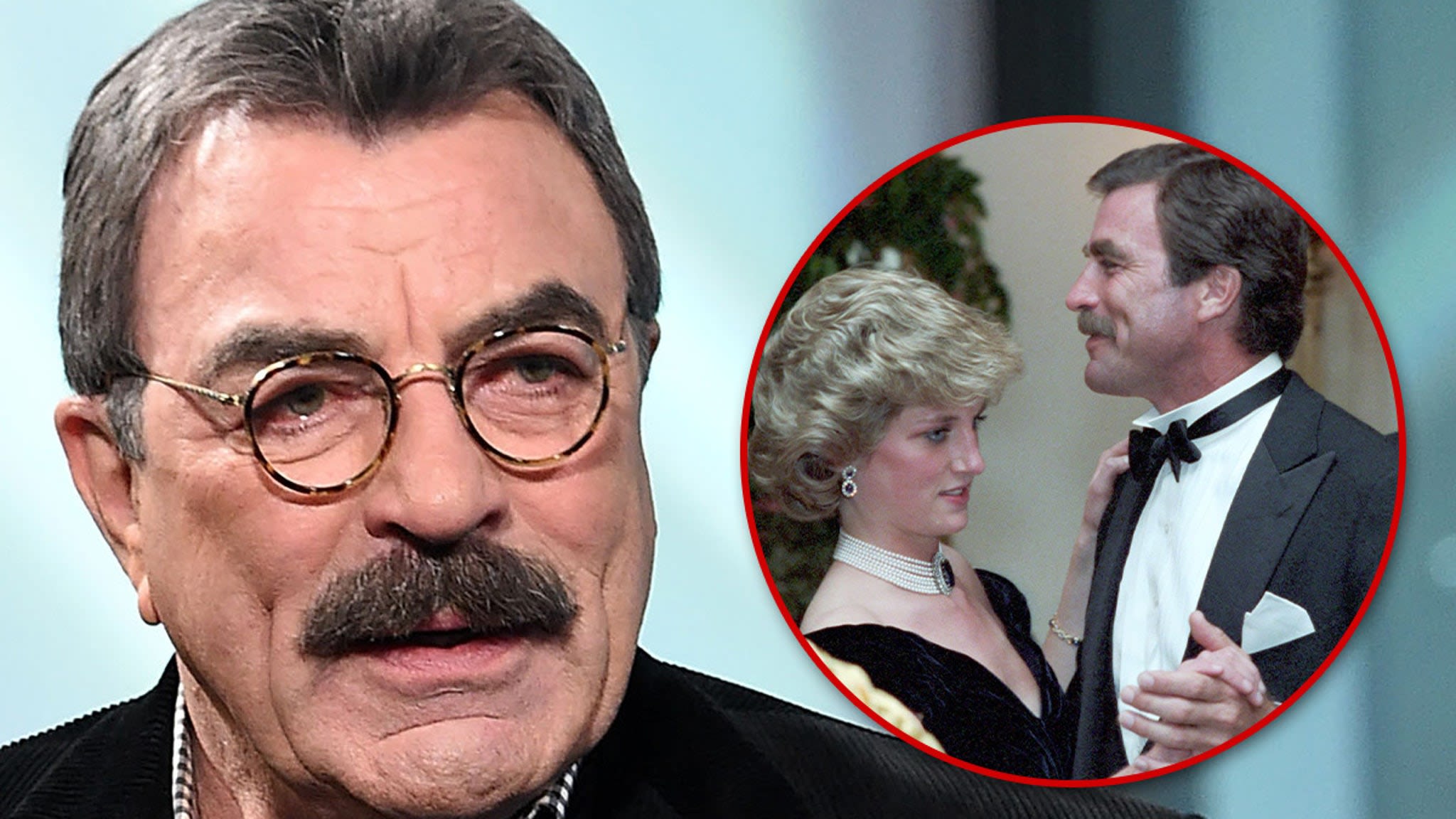 Tom Selleck Says He Danced with Princess Diana to Calm John Travolta Gossip