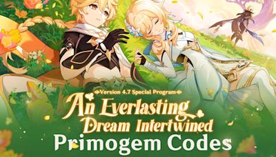 Genshin Impact 4.7 Livestream Primogems Redemption Codes