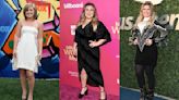 Grammy 2024 Nominee Kelly Clarkson’s Shoe Moments Over the Years: Alexander McQueen Boots, Amina Muaddi Heels and More