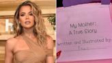 Khloé Kardashian Reveals Daughter True Wrote and Illustrated a Story About Her for Mother's Day