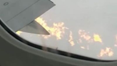 Terror for 211 passengers as fractured turbine blade sparks airplane fire