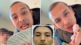 Migrant influencer Leonel Moreno waves around cash as he mocks US taxpayers who ‘work like slaves’ after he urged fellow illegals to become squatters in US homes