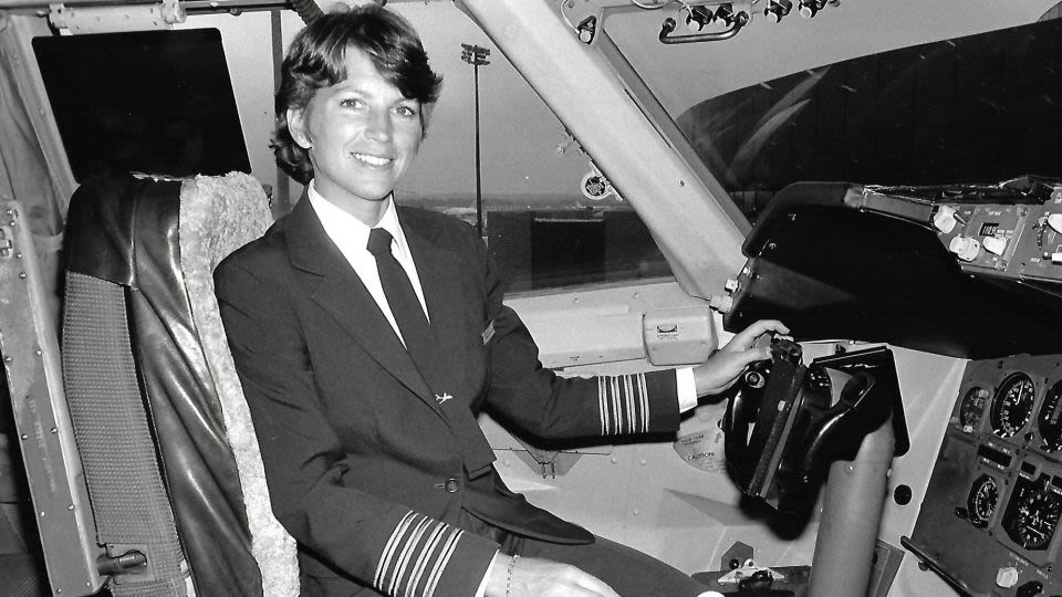 She flew a record-breaking US flight, but it was kept secret for years