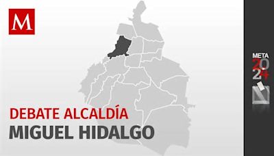 Debate por la alcaldía Miguel Hidalgo de la Ciudad de México