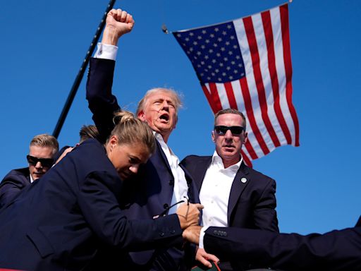 A photo of a bloodied Trump raising his fist after being shot has already become the defining image of his reelection bid