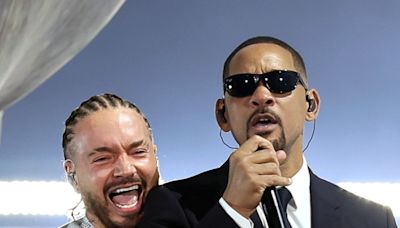 Will Smith baffles Coachella festivalgoers with surprise performance during J Balvin’s set