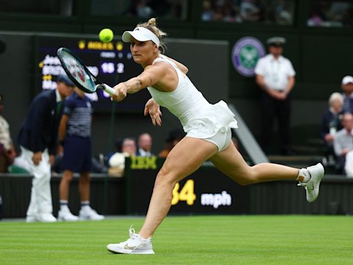 Wimbledon 2024 LIVE: Scores and updates as Marketa Vondrousova loses first set before Novak Djokovic in action