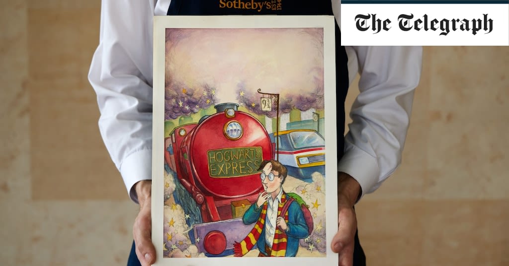 First Harry Potter illo conjures up record £1.5m at auction