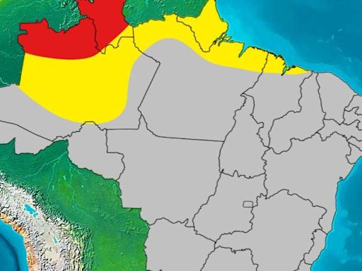 Chuva se concentra nos extremos sul e norte do Brasil