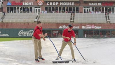 Cardinals-Braves game is postponed because of rain, doubleheader planned for Saturday