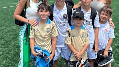 Thiago Messi y Benjamín Suárez, otra vez campeones con el Inter Miami: el posteo de Anto Roccuzzo