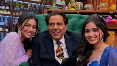 Laughter Chefs Unlimited Entertainment: Reem Sameer Sheikh shares pics with Dharmendra from sets; calls it 'an honour'