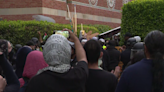 L.A. Police move in on pro-Palestinian demonstrators at UCLA