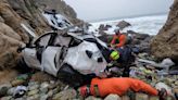 Car plunges hundreds of feet off Devil's Slide along California's Highway 1, killing 3