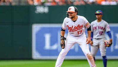 Orioles' Colton Cowser Accidentally Throws Milestone Craig Kimbrel Baseball Into Kauffman Stadium Fountain