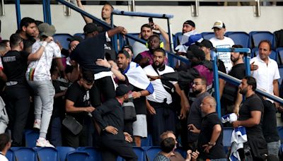 Police defuse scuffles in crowd during Israel’s first outing at Paris Olympics