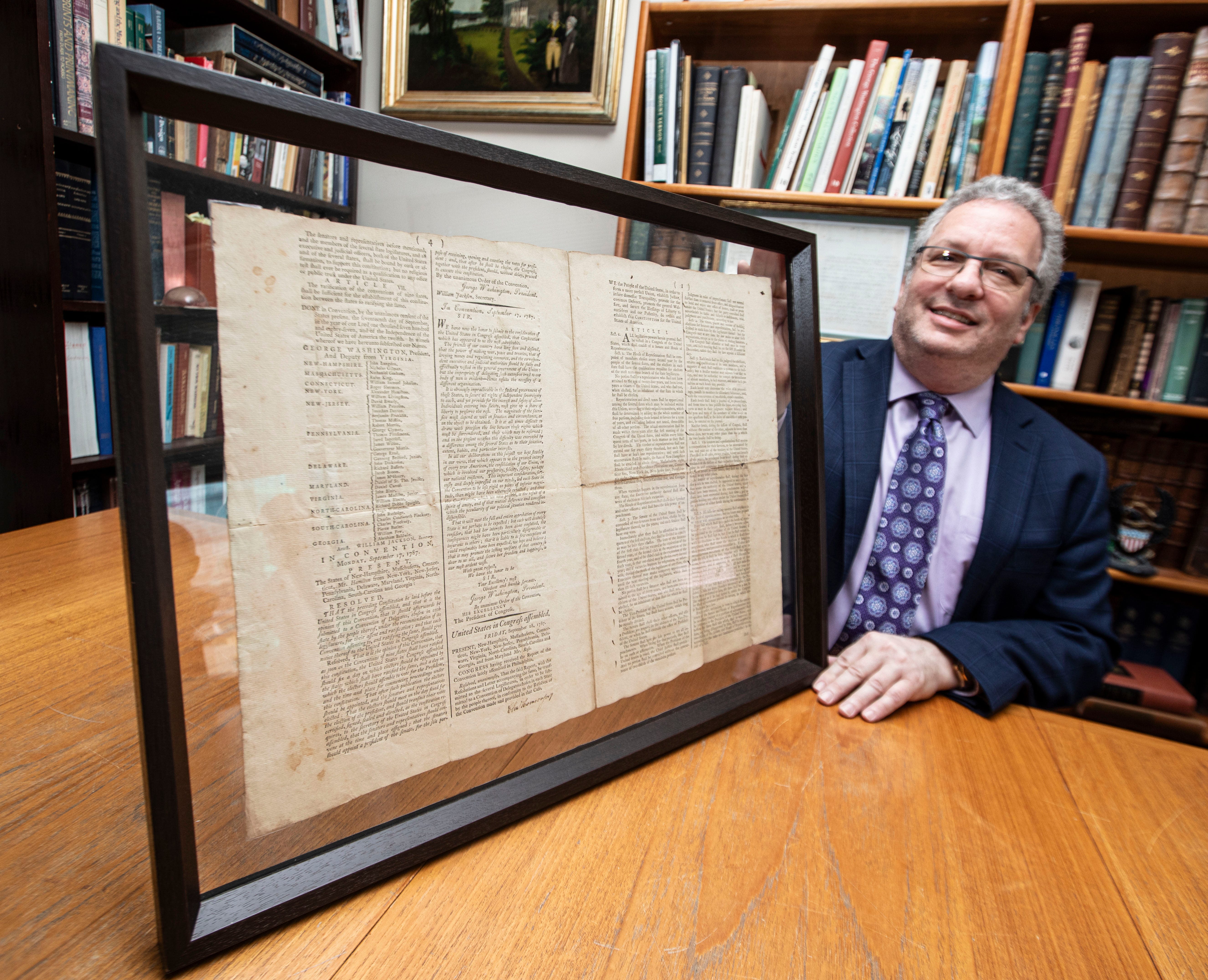 'Super spectacular' find: Signed Constitution to hit auction block, could fetch millions