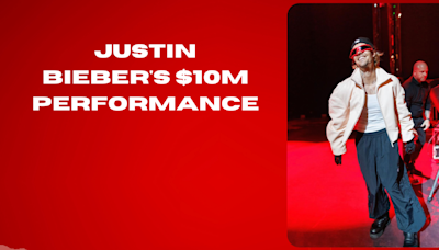 Justin Bieber's $10M Performance. Watch Now.