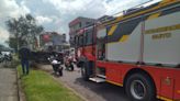 Tres heridos en siniestro de tránsito en la avenida Galo Plaza, norte de Quito