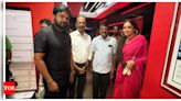 Karthi and Shobana attend preview of ‘Manichitrathazhu’ 4K remastered version | Malayalam Movie News - Times of India