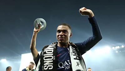 La despedida de Mbappé en el Parque de los Príncipes: un gol, el título de la Ligue1 y un homenaje de la afición