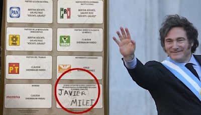 Mexicanos votan por Javier Milei y él lo presume en sus redes