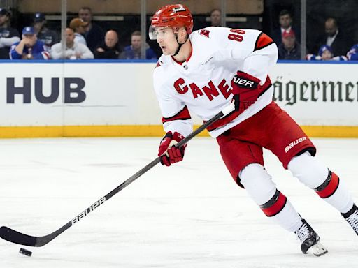 Carolina Hurricanes reach a 2-year deal with talented offensive forward Martin Necas