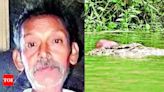 Man attacked by crocodile twice in same river | Vadodara News - Times of India