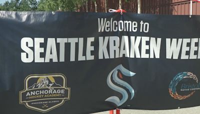 Seattle Kraken stars visit Anchorage for youth hockey camp, community days