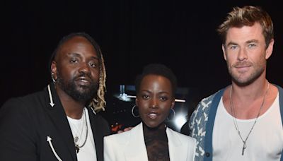 Chris Hemsworth Links Up With Marvel Stars Brian Tyree Henry & Lupita Nyong’o During CinemaCon