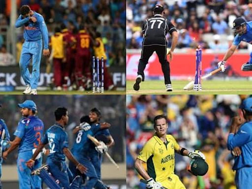 Team Indias Sorry Run In ICC Knockout Games Since 2013 Champions Trophy Triumph - In Pics