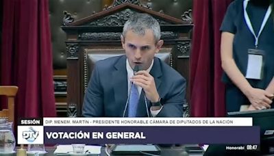 Congreso de Argentina aprueba en general la 'ley ómnibus', impulsada por el Gobierno de Milei