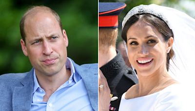 Prince William Was "Concerned" About Meghan Markle Wearing Princess Diana's Jewelry at Royal Wedding