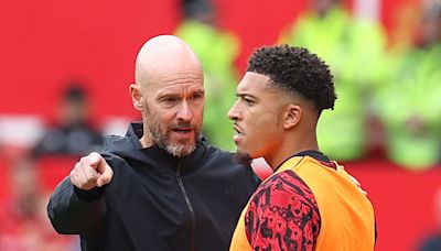 Manchester United: 'Happy' Erik ten Hag hints at Jadon Sancho sale in response to dazzling loan form